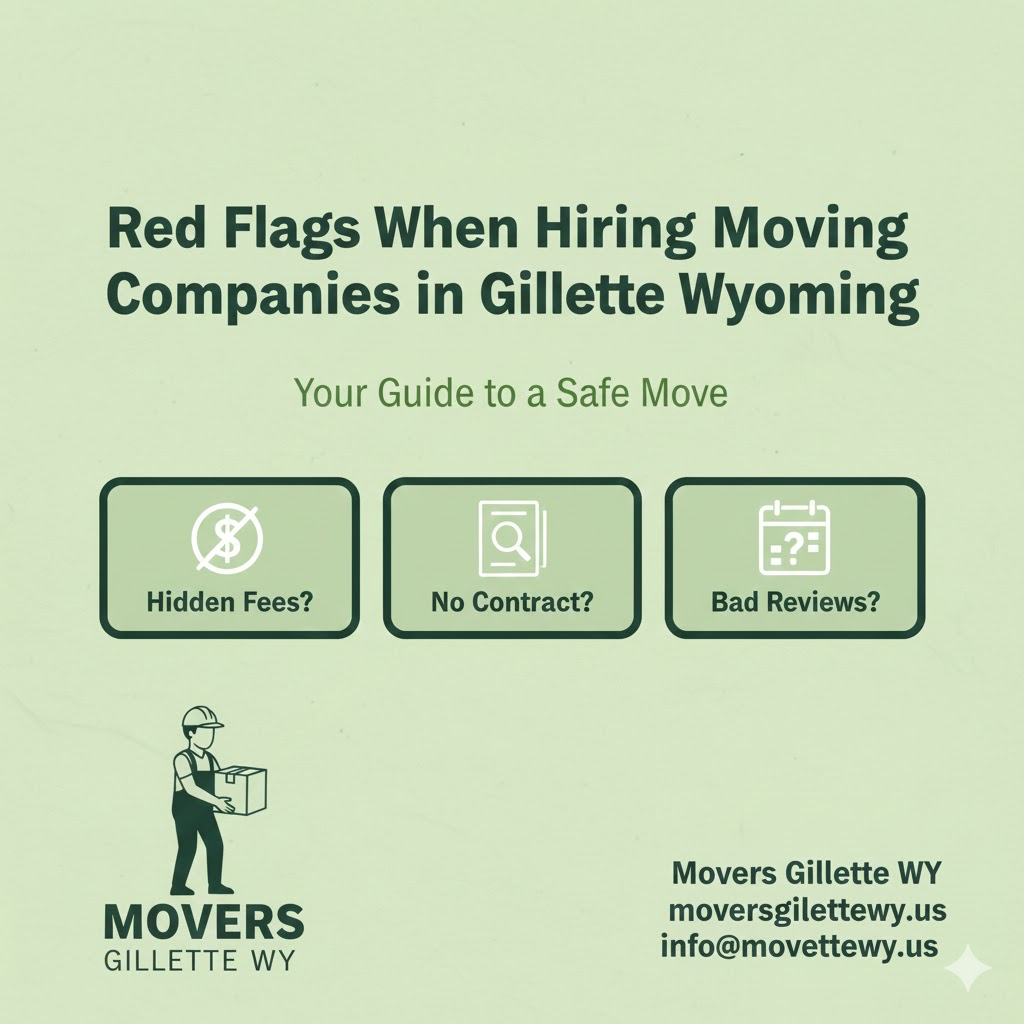 Red Flags When Hiring Moving Companies in Gillette Wyoming